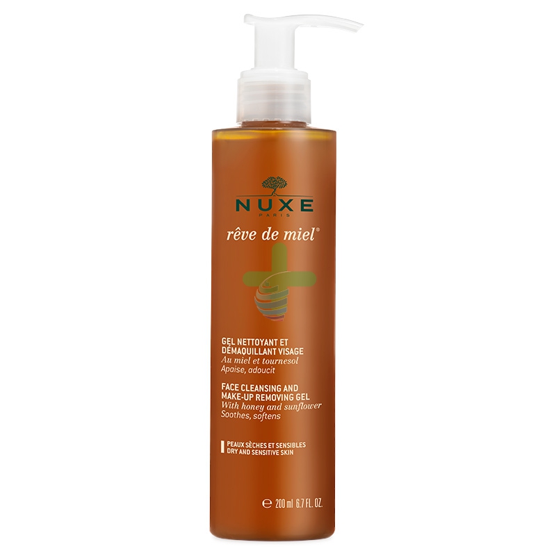 Nuxe Linea Reve de Miel Gel Nettoyant Gel Detergente e Struccante Viso 200 ml