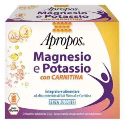 Apropos Magnesio e Potassio con Carnitina 24 bustine