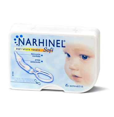Narhinel Linea Pulizia Salute del Naso Aspiratore Muco Nasale   2 Ricambi Soft